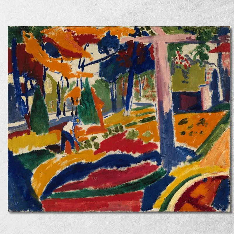 Garten Henry Lyman Sayen drucken auf leinwand