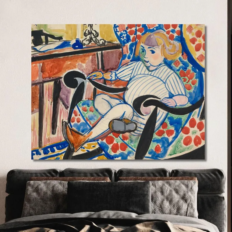 Gouache Henry Lyman Sayen