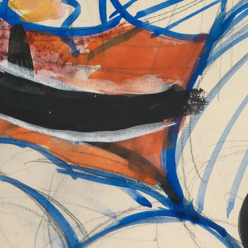Gouache Henry Lyman Sayen