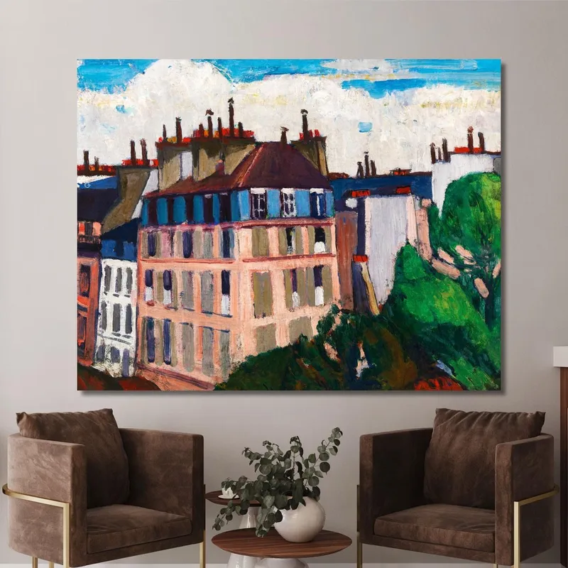 Rooftops Paris Henry Lyman Sayen