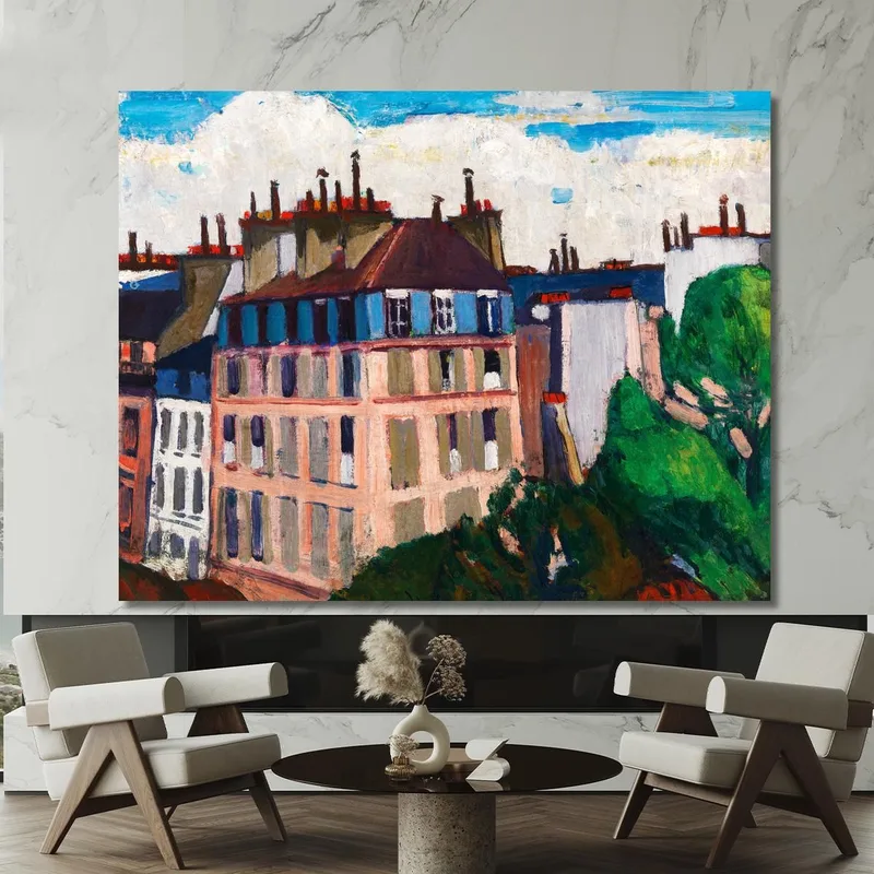 Rooftops Paris Henry Lyman Sayen