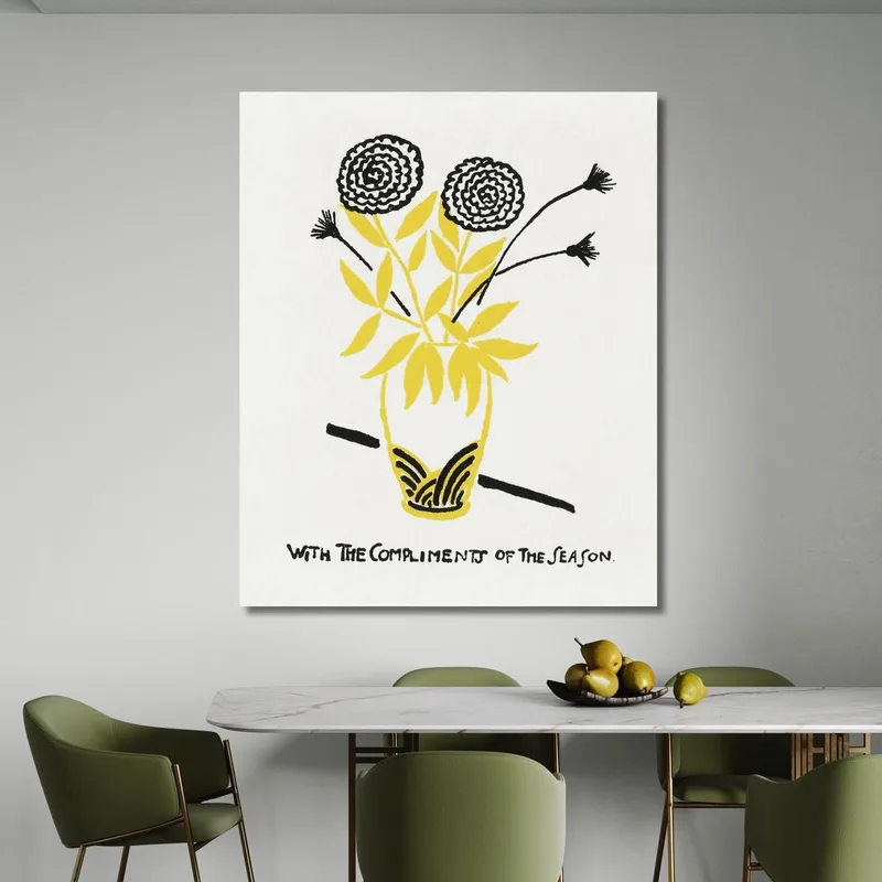 Mit Den Komplimenten Der Saison Design Nr. 3 Henry Lyman Sayen