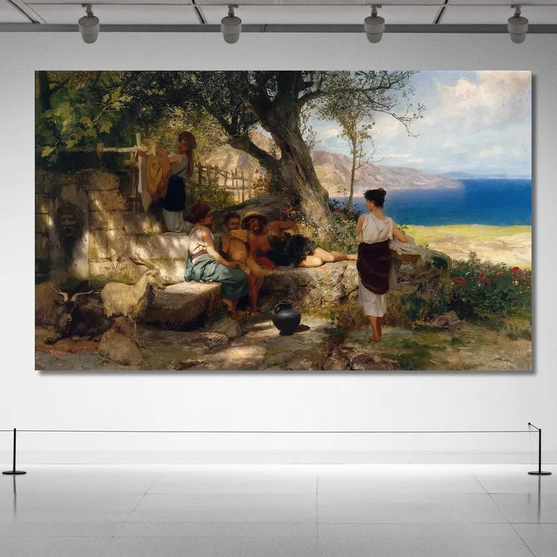 Au Printemps Bien Henryk Siemiradzki