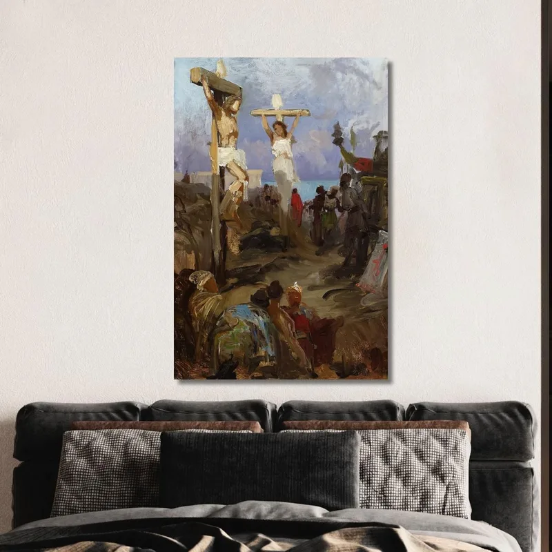 Christliche Golgatha-Skizze Henryk Siemiradzki