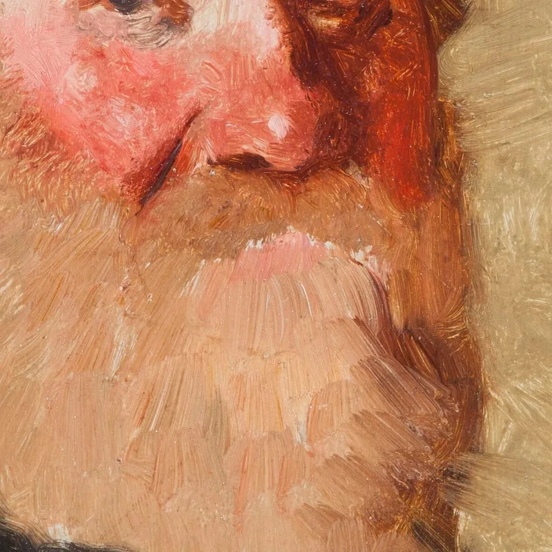 Testa Di Uomo Barbuto Henryk Siemiradzki quadro stampa su tela