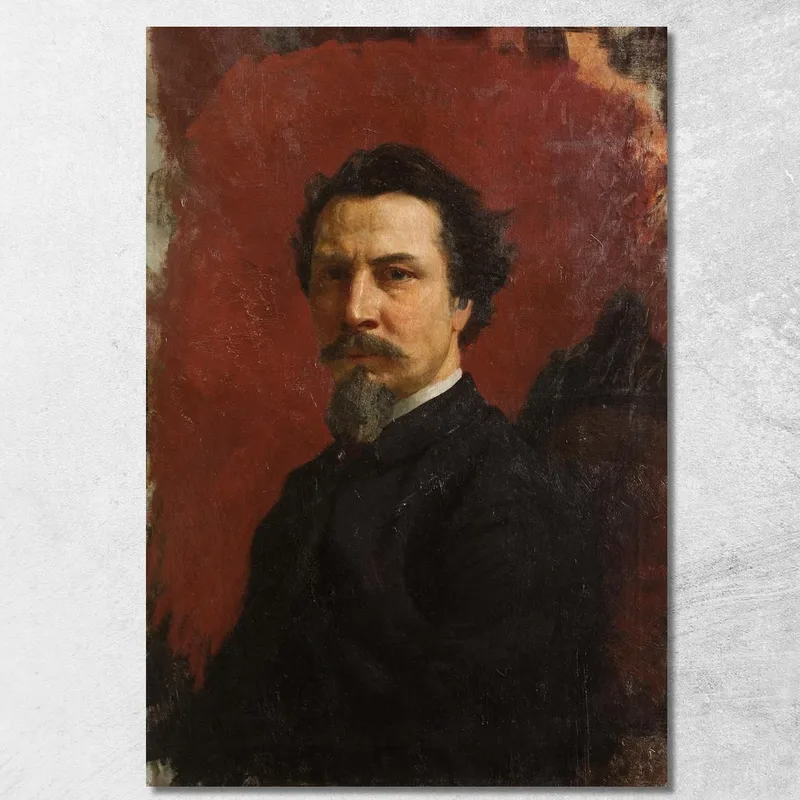 Auto Ritratto Henryk Siemiradzki quadro stampa su tela