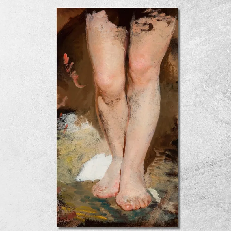Studie Der Beine Phrynes Zum Gemälde Phryne Auf Dem Poseidons Fest In Eleusis Henryk Siemiradzki
