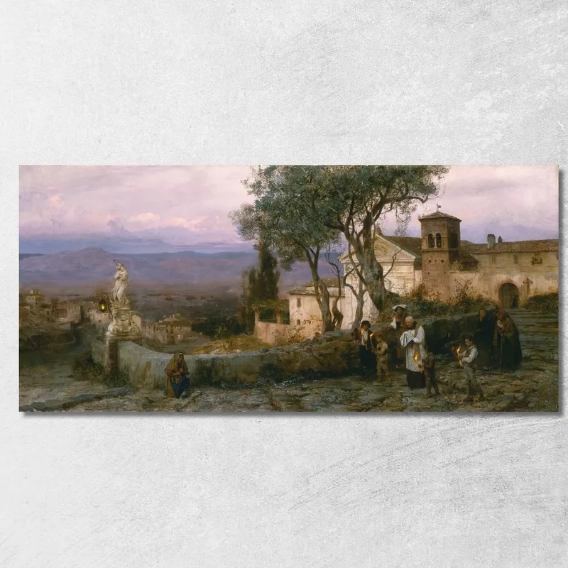 Viatico Henryk Siemiradzki quadro stampa su tela