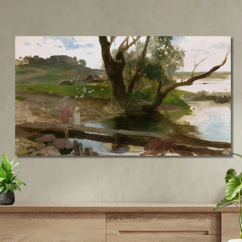 Vista Del Río Swislocz Henryk Siemiradzki