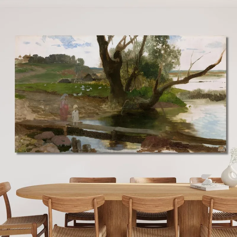 Vista Del Río Swislocz Henryk Siemiradzki