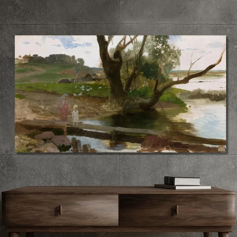 Vista Del Río Swislocz Henryk Siemiradzki