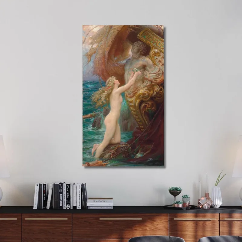 Une Idylle En Haute Mer Herbert James Draper