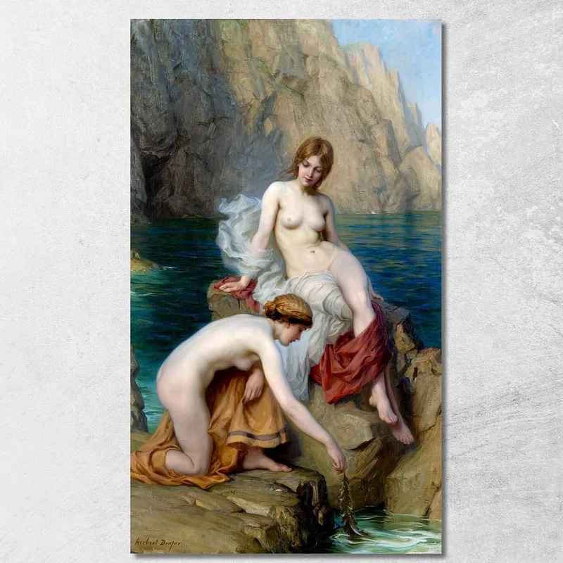 Von Summer Seas Herbert James Draper drucken auf leinwand