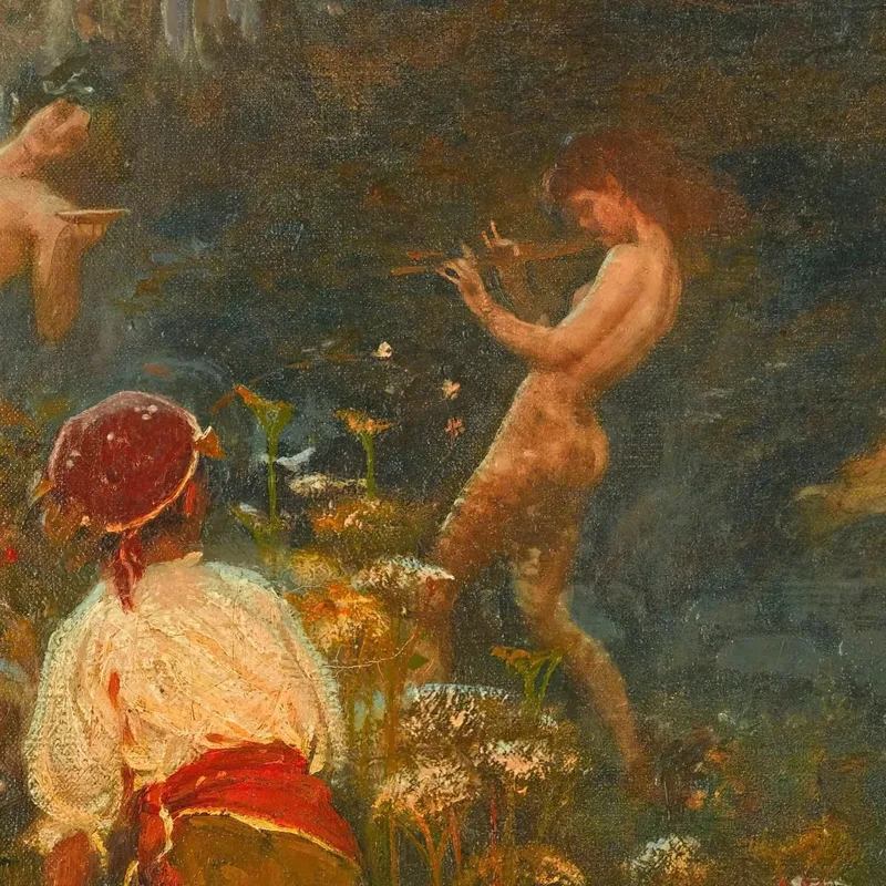 Primo Schizzo Per Il Vintage Morn Herbert James Draper