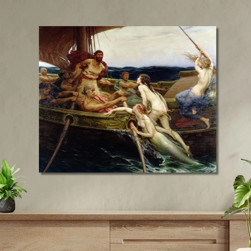 Ulisse E Le Sirene Herbert James Draper