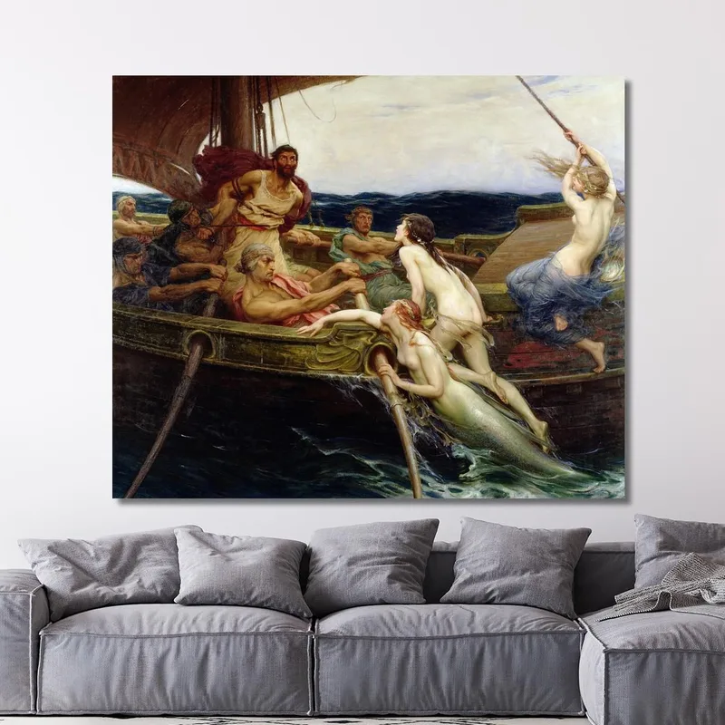 Ulisse E Le Sirene Herbert James Draper