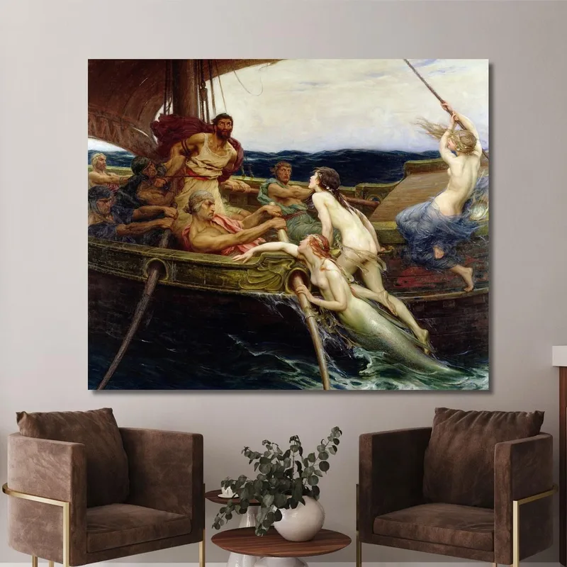 Ulisse E Le Sirene Herbert James Draper