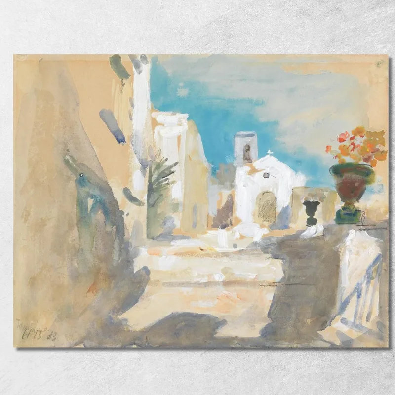 Taormina Hercules Brabazon Brabazon quadro stampa su tela