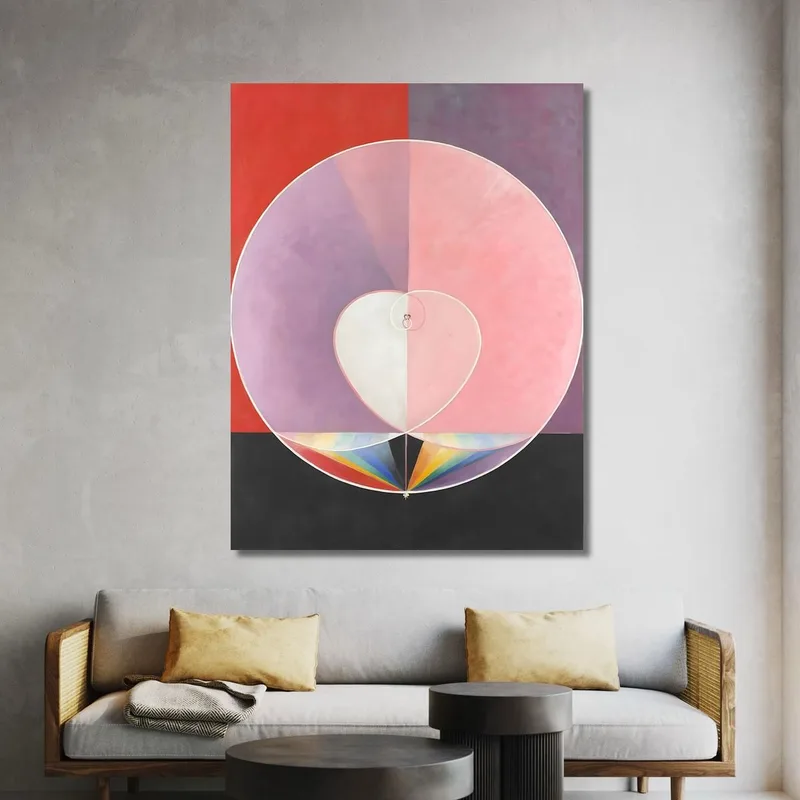 Colombe N.2 Hilma af Klint quadro stampa su tela