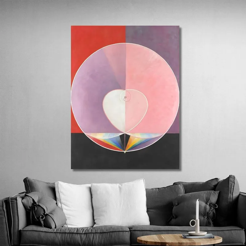 Colombe N.2 Hilma af Klint quadro stampa su tela