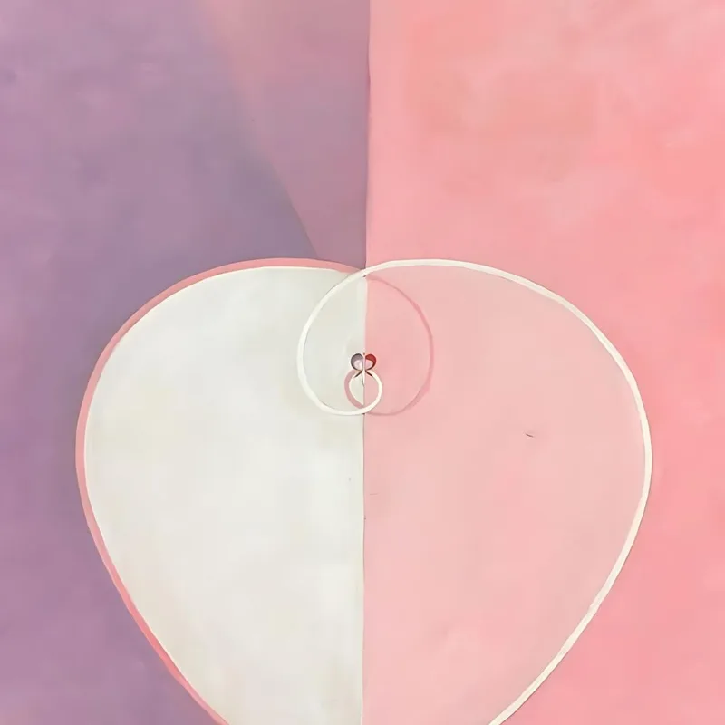 Colombe N.2 Hilma af Klint quadro stampa su tela