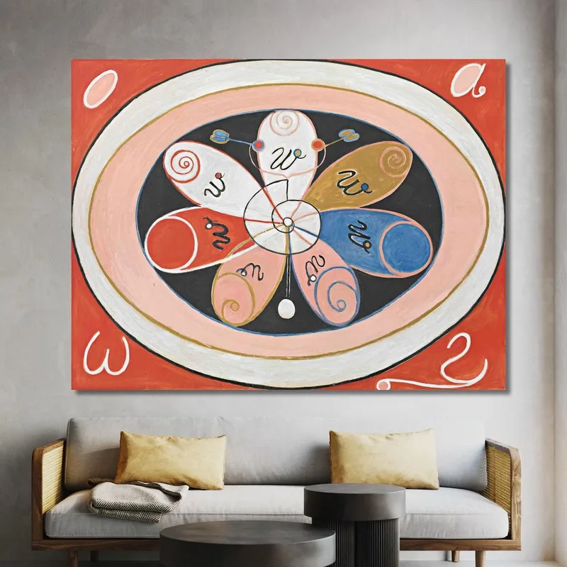 Evolution Nr. 15 Gruppe Iv Die Siebensterne Hilma af Klint