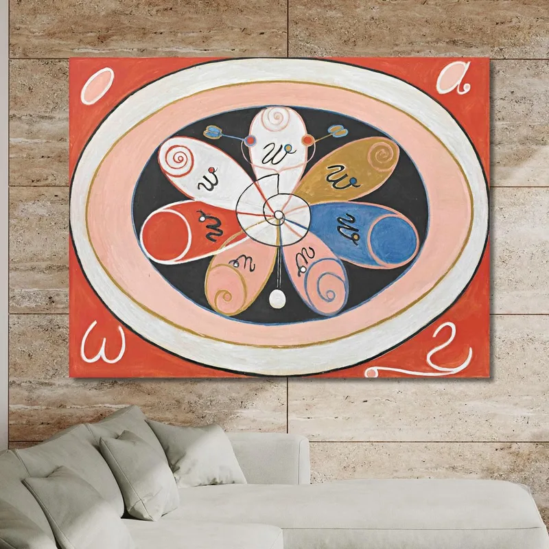 Evolution Nr. 15 Gruppe Iv Die Siebensterne Hilma af Klint