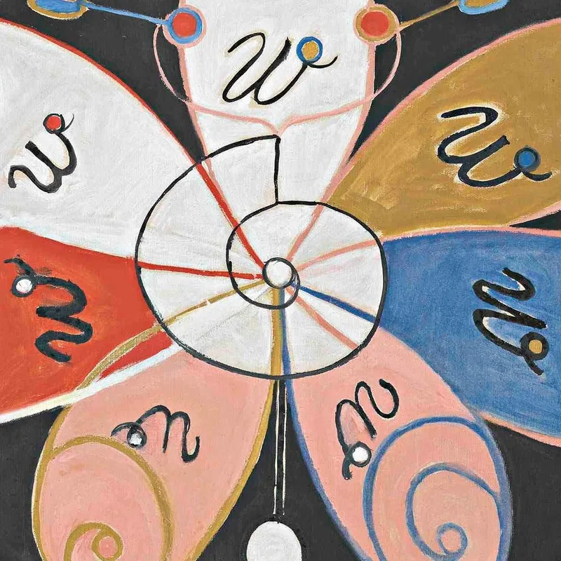 Evolution Nr. 15 Gruppe Iv Die Siebensterne Hilma af Klint