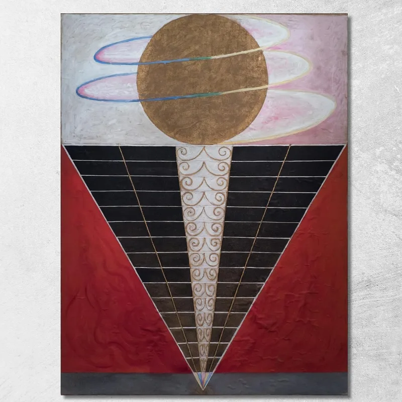 Gruppo X N. 2 Pala D'Altare Hilma af Klint quadro stampa su tela