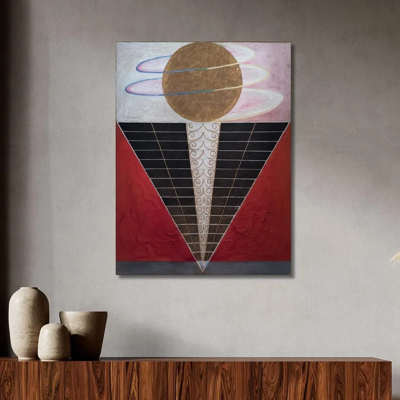 Gruppo X N. 2 Pala D'Altare Hilma af Klint quadro stampa su tela