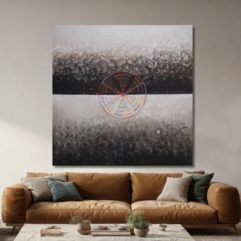 Il Cigno N. 10 Gruppo Ix-Suw Hilma af Klint quadro stampa su tela