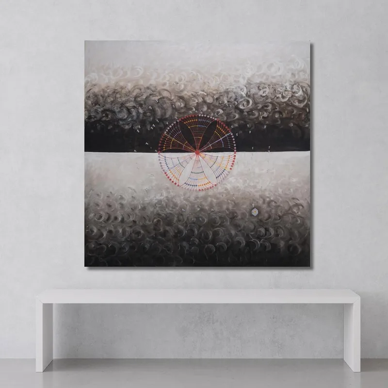 Il Cigno N. 10 Gruppo Ix-Suw Hilma af Klint quadro stampa su tela