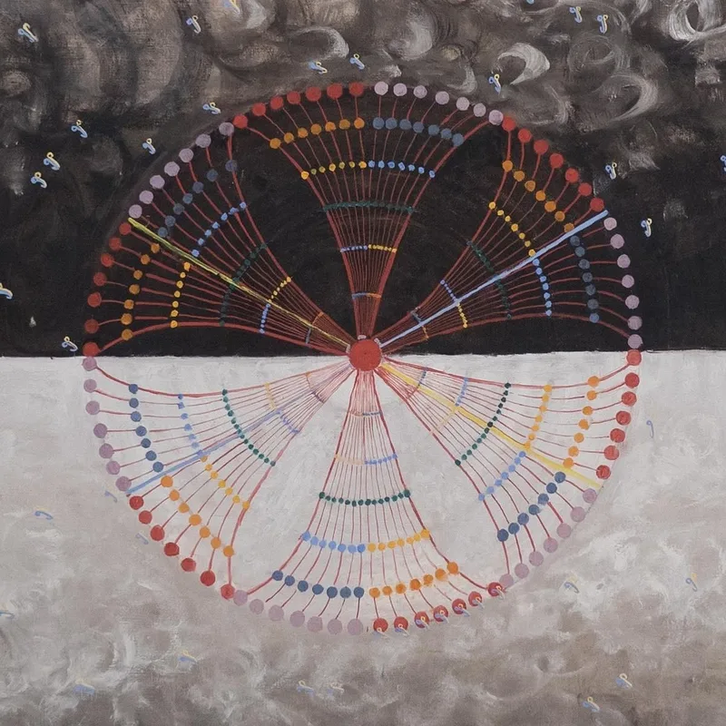 Il Cigno N. 10 Gruppo Ix-Suw Hilma af Klint quadro stampa su tela