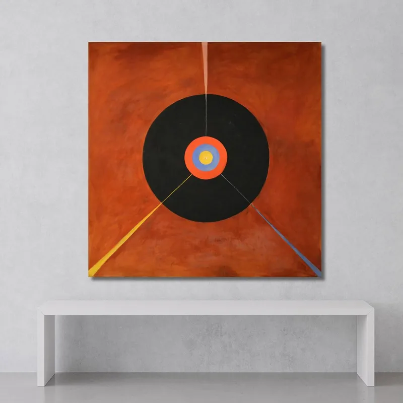 Il Cigno N. 18 Hilma af Klint quadro stampa su tela