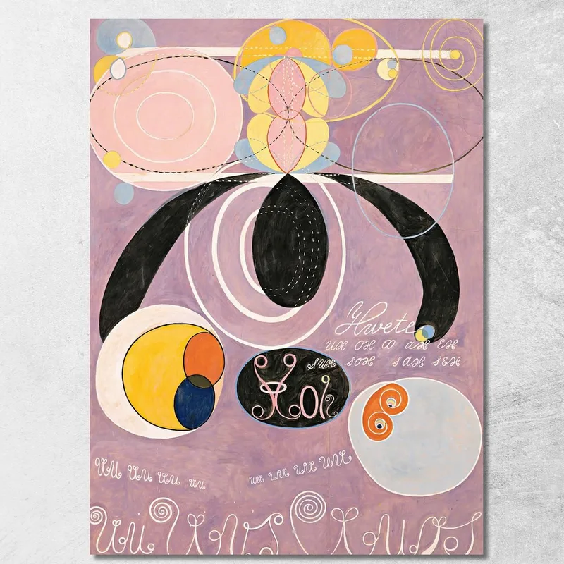I Dieci Più Grandi N. 6 Hilma af Klint quadro stampa su tela