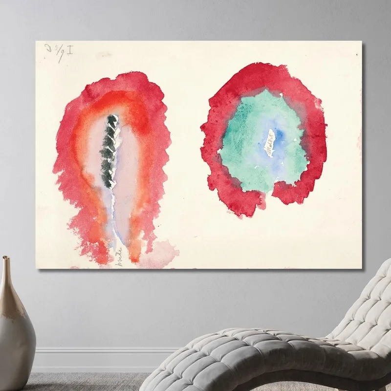 Grano E Assenzio Hilma af Klint quadro stampa su tela