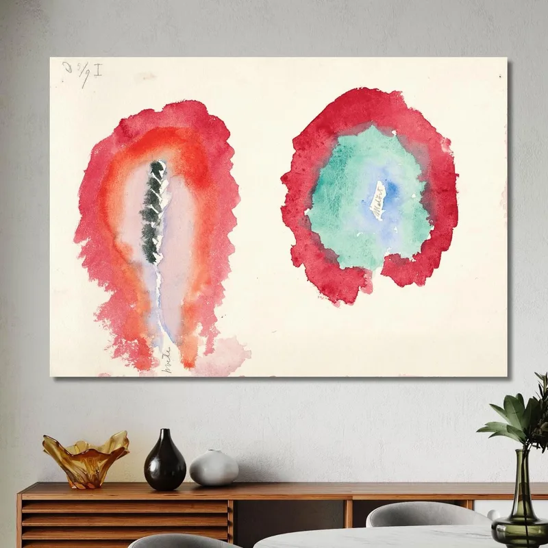 Grano E Assenzio Hilma af Klint quadro stampa su tela