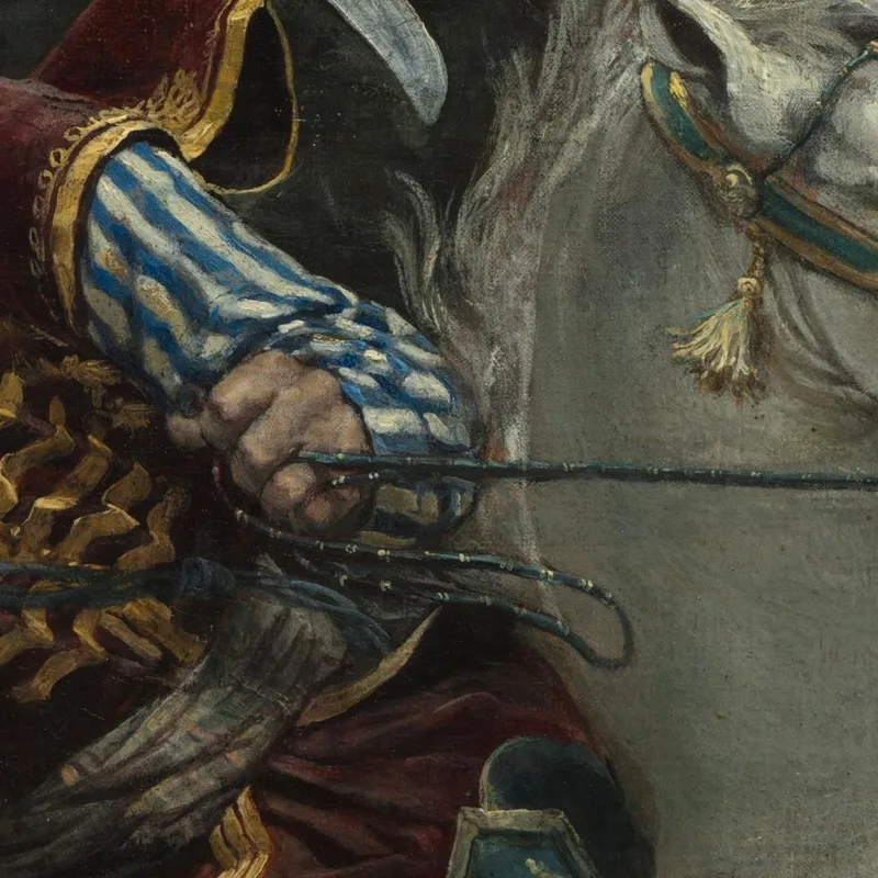 Combat Of A Greek And A Turk Horace Vernet