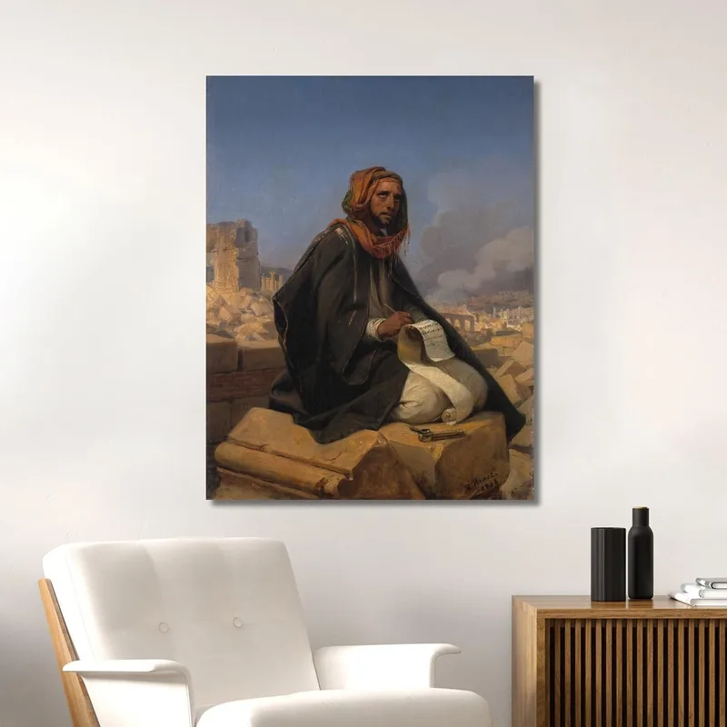 Jeremia Auf Den Ruinen Jerusalems Horace Vernet