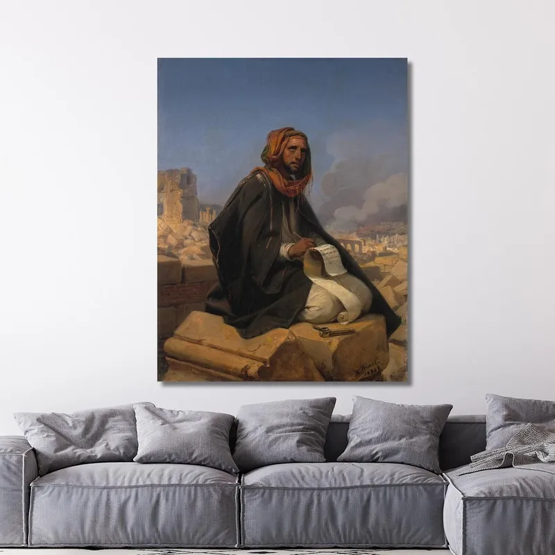 Jeremia Auf Den Ruinen Jerusalems Horace Vernet