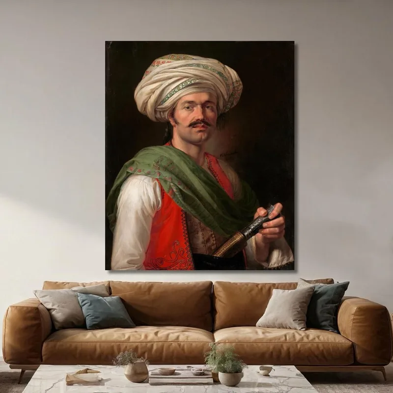 Porträt Eines Mamelucken Angeblich Roustam Raza Horace Vernet