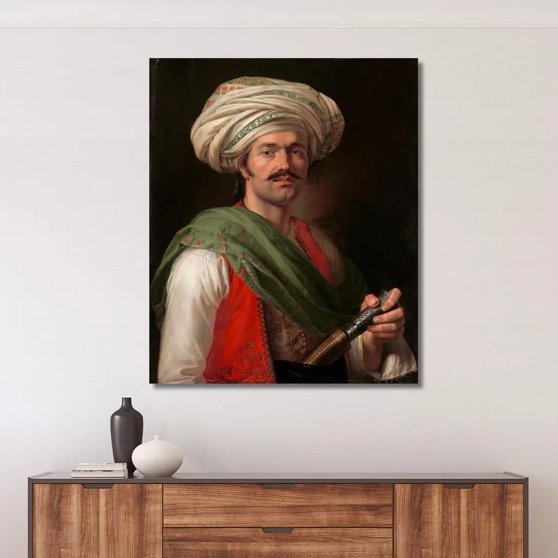 Porträt Eines Mamelucken Angeblich Roustam Raza Horace Vernet