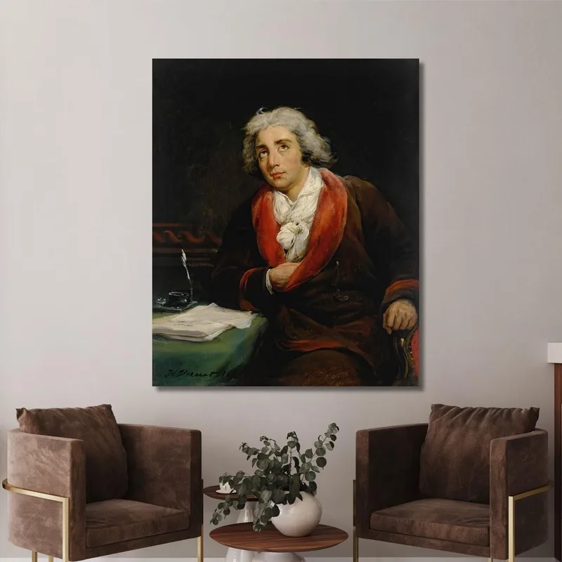 Porträt Des Dichters André Chénier (1762–1794) Horace Vernet