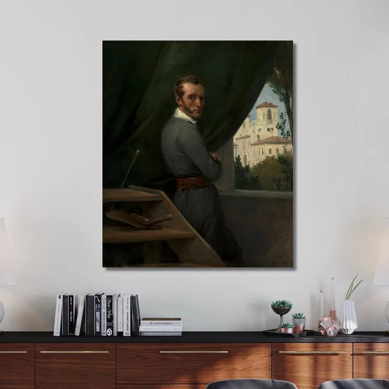Selbstporträt In Rom Horace Vernet