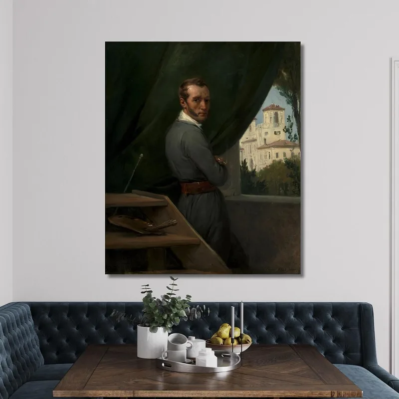 Selbstporträt In Rom Horace Vernet