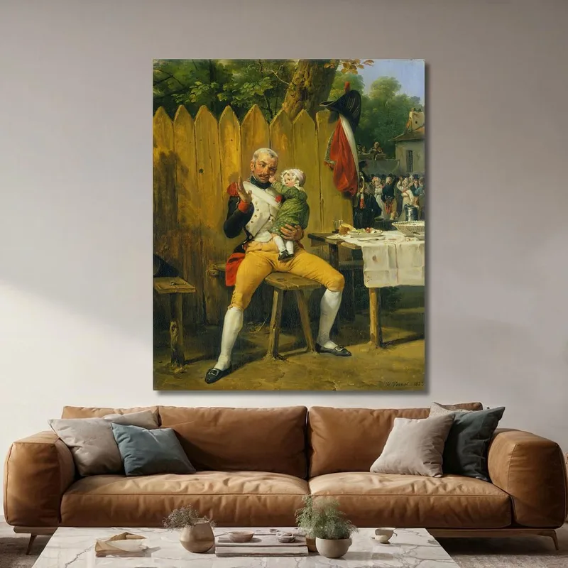 Der Veteran Zu Hause Horace Vernet