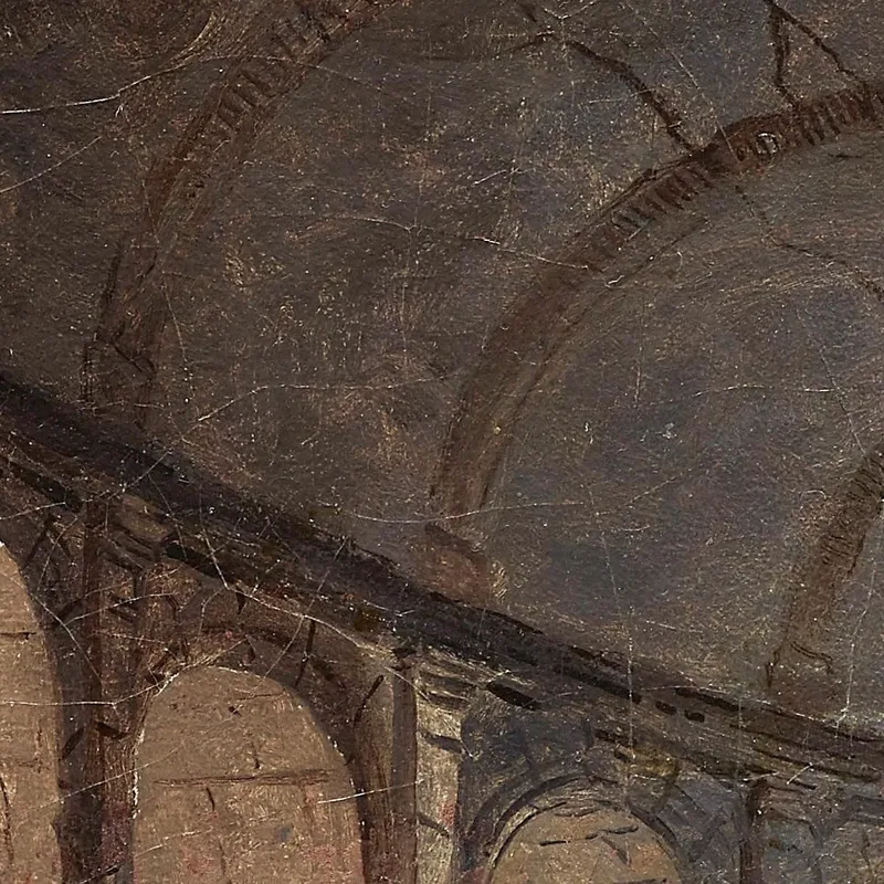 Einsiedler Im Kolosseum Hubert Robert