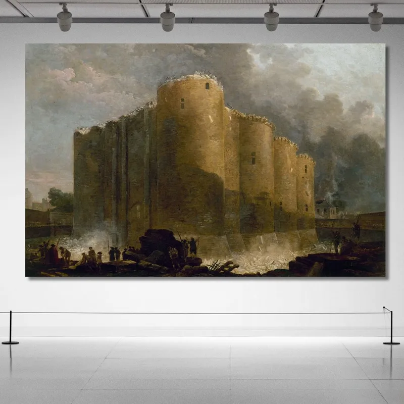 La Bastille Dans Les Premiers Jours De Sa Démolition Hubert Robert