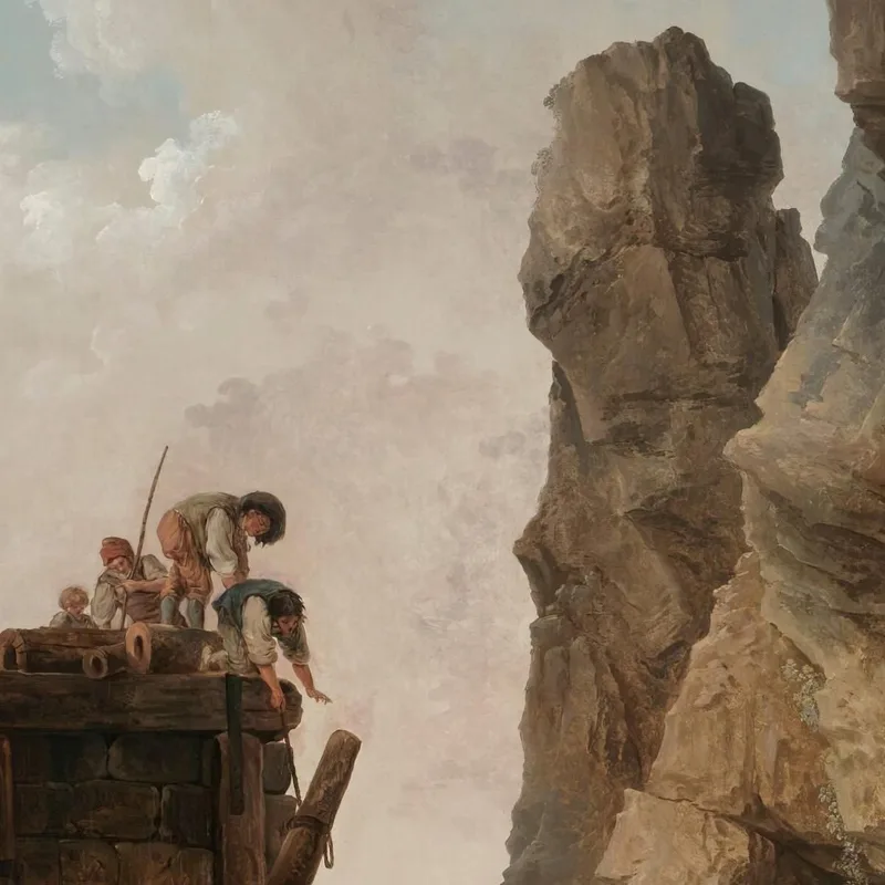 Die Anlegestelle Hubert Robert