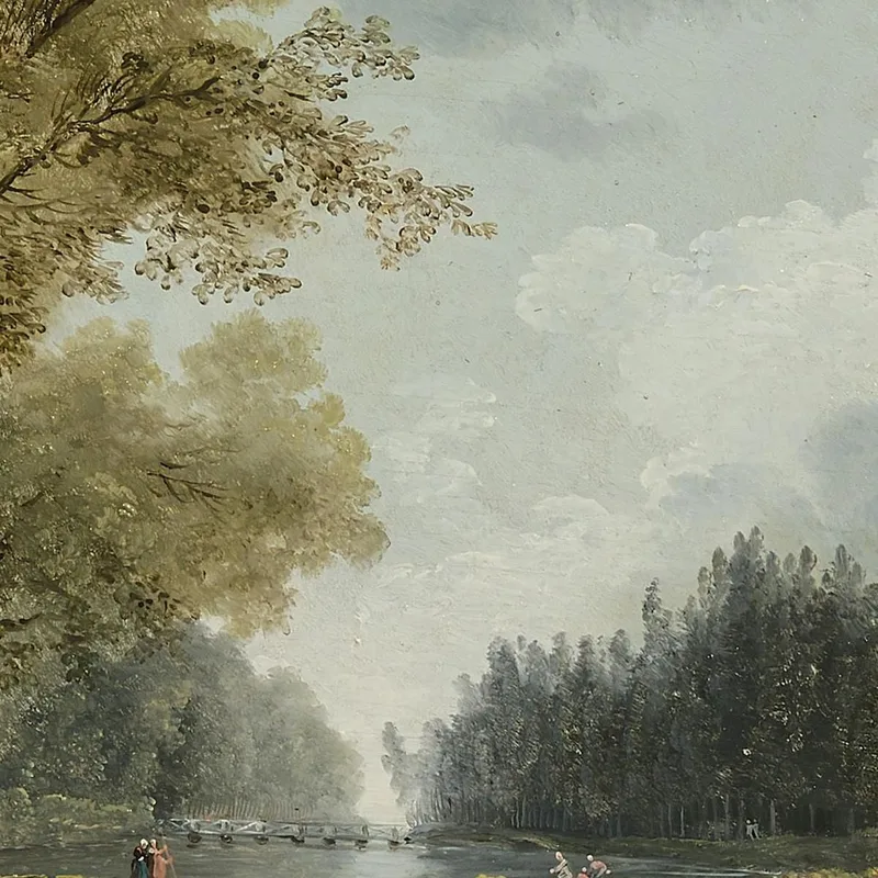 Die Marne In Charenton Und Die Mühle In Charenton Hubert Robert